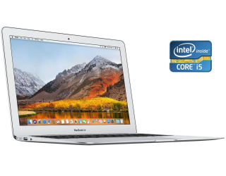 БУ Ультрабук Apple MacBook Air 13 A1466 2017 / 13.3&quot; (1440x900) IPS / Intel Core i5-5350U (2 (4) ядра по 1.8 - 2.9 GHz) / 8 GB DDR4 / 256 GB SSD / Intel HD Graphics 6000 / WebCam / macOS из Европы в Одесі