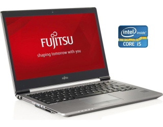 БУ Ноутбук Fujitsu LifeBook U745 / 14&quot; (1600x900) TN / Intel Core i5-5200U (2 (4) ядра по 2.2 - 2.7 GHz) / 8 GB DDR3 / 256 GB SSD / Intel HD Graphics 520 / WebCam из Европы в Одесі