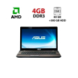 Ноутбук ASUS K73BY / 17.3" (1600x900) TN / AMD E-450 (2 ядра по 1.66 GHz) / 4 GB DDR3 / 80 GB SSD + 500 GB HDD / AMD Radeon HD 7400M, 1 GB GDDR3, 64-bit / WebCam - 1