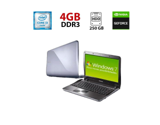 БУ Ноутбук Samsung SF310 / 15.6&quot; (1366x768) TN / Intel Core i3-370M (2 (4) ядра по 2.4 GHz) / 4 GB DDR3 / 250 GB HDD / nVidia GeForce 310M, 512 MB GDDR3, 64-bit / WebCam из Европы в Одесі