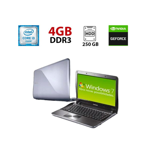 Ноутбук Samsung SF310 / 15.6&quot; (1366x768) TN / Intel Core i3-370M (2 (4) ядра по 2.4 GHz) / 4 GB DDR3 / 250 GB HDD / nVidia GeForce 310M, 512 MB GDDR3, 64-bit / WebCam - 1
