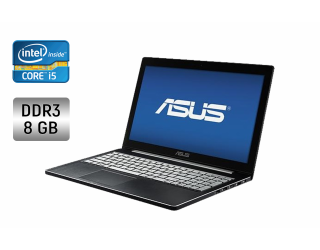 БУ Ноутбук Asus Q501L / 15.6&quot; (1920x1080) IPS Touch / Intel Core i5-4200U (2 (4) ядра по 1.6 - 2.6 GHz) / 8 GB DDR3 / 240 GB SSD / Intel HD Graphics 4400 / WebCam / Windows 10 из Европы в Одессе
