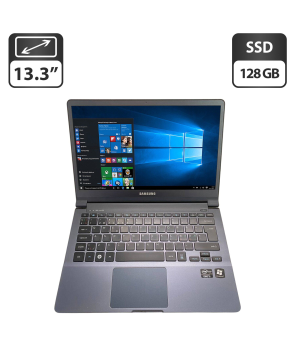 Ноутбук Samsung NP900X3C / 13.3&quot; (1600x900) IPS / Intel Core i5-3317U (2 (4) ядра по 1.7 - 2.6 GHz) / 4 GB DDR3 / 128 GB SSD / Intel HD Graphics 4000 / WebCam / microHDMI - 1