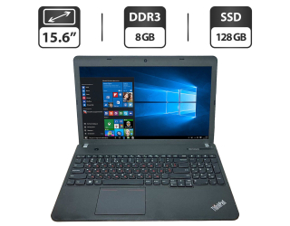 БУ Ноутбук Lenovo ThinkPad E540 / 15.6&quot; (1366x768) TN / Intel Core i3-4000M (2 (4) ядра по 2.4 GHz) / 8 GB DDR3 / 128 GB SSD / Intel HD Graphics 4600 / WebCam / HDMI из Европы в Одессе