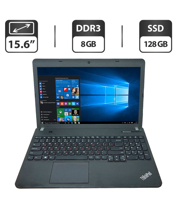 Ноутбук Lenovo ThinkPad E540 / 15.6&quot; (1366x768) TN / Intel Core i3-4000M (2 (4) ядра по 2.4 GHz) / 8 GB DDR3 / 128 GB SSD / Intel HD Graphics 4600 / WebCam / HDMI - 1