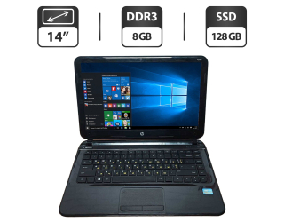 БУ Ноутбук Б-класс HP 14-b005ed / 14&quot; (1366x768) TN / Intel Core i3-2367M (2 (4) ядра по 1.4 GHz) / 8 GB DDR3 / 128 GB SSD / Intel HD Graphics 3000 / WebCam / HDMI из Европы в Одессе