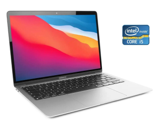 БУ Ультрабук Б-класс Apple MacBook Air 13 A1932 2018 / 13.3&quot; (2560x1600) IPS / Intel Core i5-8210Y (2 (4) ядра по 1.6 - 3.6 GHz) / 8 GB DDR4 / 128 GB SSD / Intel UHD Graphics 617 / WebCam / macOS из Европы в Одесі