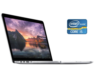 БУ Ультрабук Б-класс Apple MacBook Pro 13 A1502 2015 / 13.3&quot; (2560x1600) IPS / Intel Core i5-5257U (2 (4) ядра по 2.7 - 3.1 GHz) / 8 GB DDR3 / 250 GB SSD / Intel Iris Graphics 6100 / WebCam / MacOS из Европы в Одессе