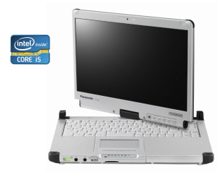 БУ Защищенный ноутбук-трансформер Panasonic Toughbook CF-C2 / 12.5&quot; (1366x768) TN / Intel Core i5-4200U (2 (4) ядра по 1.6 - 2.6 GHz) / 12 GB DDR3 / 480 GB SSD / Intel HD Graphics 4400 / WebCam / 4G LTE / Win 10 Pro из Европы в Одесі