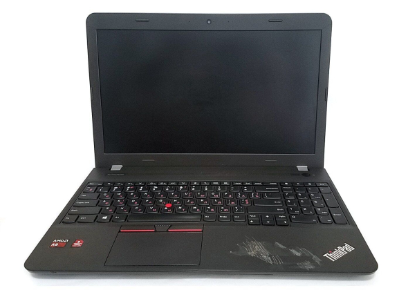 Ноутбук Б-класс Lenovo ThinkPad E555 / 15.6&quot; (1366x768) TN / AMD A8-7100 (4 ядра по 1.8 - 3.0 GHz) / 8 GB DDR3 / 240 GB SSD / AMD Radeon R5 Graphics / WebCam - 2