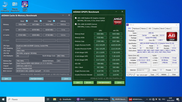 Ноутбук Б-класс Lenovo ThinkPad E565 / 15.6&quot; (1366x768) TN / AMD A6-8500P (2 ядра по 1.6 - 3.0 GHz) / 8 GB DDR3 / 512 GB SSD / AMD Radeon R5 Graphics / WebCam - 8