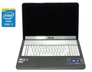 БУ Ноутбук Asus N75S / 17.3&quot; (1366x768) TN / Intel Core i7-2670QM (4 (8) ядра по 2.2 - 3.1 GHz) / 8 GB DDR3 / 240 GB SSD / Intel HD Graphics 3000 / WebCam / Win 10 Pro из Европы в Одессе