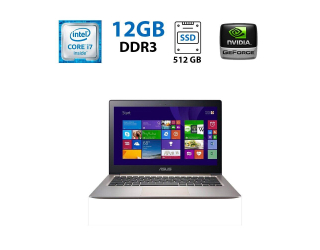 БУ Ультрабук Asus Zenbook UX303UB / 13.3&quot; (3000x2000) IPS Touch / Intel Core i7-6500U (2 (4) ядра по 2.5 - 3.1 GHz) / 12 GB DDR3 / 512 GB SSD / nVidia GeForce 940M, 2 GB GDDR3, 64-bit / WebCam из Европы в Одесі