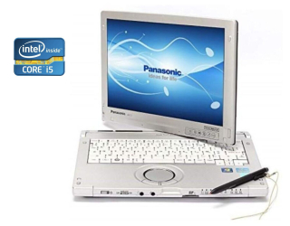 БУ Защищенный нетбук-трансформер Panasonic Toughbook CF-C1 / 12.1&quot; (1280x800) TN Touch / Intel Core i5-3210M (2 (4) ядра по 2.5 - 3.1 GHz) / 10 GB DDR3 / 480 GB SSD / Intel HD Graphics 4000 / Win 10 Pro из Европы в Одессе