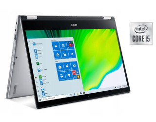 БУ Ноутбук-трансформер Б-класс Acer Spin 3 SP314-54N / 14&quot; (1920x1080) IPS Touch / Intel Core i5-1035G4 (4 (8) ядра по 1.1 - 3.7 GHz) / 8 GB DDR4 / 256 GB SSD / Intel Iris Plus Graphics / WebCam / Win 11 Home из Европы в Одесі