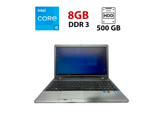 БУ Ноутбук Б-класс Samsung NP350V5C / 15.6&quot; (1366x768) TN / Intel Core i5-3210M (2 (4) ядра по 2.5 - 3.1 GHz) / 8 GB DDR3 / 500 GB HDD / Intel HD Graphics 4000 / WebCam из Европы в Одесі