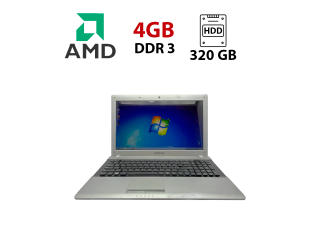 БУ Ноутбук Б-класс Samsung RV513 / 15.6&quot; (1366x768) TN / AMD E-450 (2 ядра по 1.65 GHz) / 4 GB DDR3 / 320 GB HDD / AMD Radeon HD6320 / WebCam из Европы в Одесі