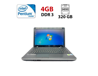 БУ Ноутбук Fujitsu LifeBook AH531 / 15.6&quot; (1366x768) TN / Intel Pentium B960 (2 ядра по 2.2 GHz) / 4 GB DDR3 / 320 GB HDD / Intel HD Graphics 2nd Generation / WebCam из Европы в Одесі