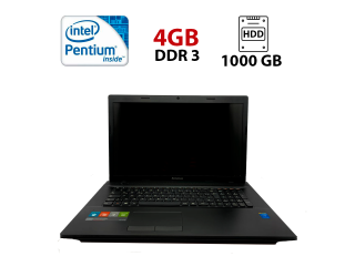 БУ Ноутбук Lenovo G700 / 17.3&quot; (1600x900) TN / Intel Pentium 2020M (2 ядра по 2.4 GHz) / 4 GB DDR3 / 1000 GB HDD / Intel HD Graphics / WebCam / АКБ не держит из Европы в Одессе