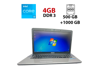 БУ Ноутбук Б-класс Medion Akoya E7220 / 17.3&quot; (1600x900) TN / Intel Core i3-2310M (2 (4) ядра по 2.1 GHz) / 4 GB DDR3 / 500 GB HDD + 1000 GB HDD / Intel HD Graphics / WebCam / USB 3.0 из Европы в Одессе