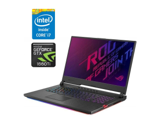 БУ Игровой ноутбук Asus ROG Strix Hero III G731GU / 17.3&quot; (1920x1080) IPS / Intel Core i7-9750H (6 (12) ядер по 2.6 - 4.5 GHz) / 32 GB DDR4 / 1000 GB SSD / nVidia GeForce GTX 1660 Ti, 6 GB GDDR6, 192-bit  из Европы в Одессе