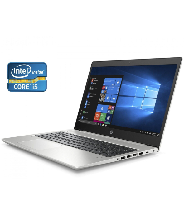 Ноутбук HP ProBook 450 G6 / 15.6&quot; (1920x1080) IPS / Intel Core i5-8265U (4 (8) ядра по 1.6 - 3.9 GHz) / 16 GB DDR4 / 256 GB SSD + 500 GB HDD / Intel UHD Graphics 620 / WebCam / Win 10 Pro - 1