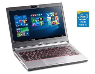 БУ Ультрабук Fujitsu LifeBook E736 / 13.3&quot; (1920x1080) IPS / Intel Core i7-6500U (2 (4) ядра по 2.5 - 3.1 GHz) / 8 GB DDR4 / 512 GB SSD / Intel HD Graphics 520 / WebCam / Win 10 Pro из Европы в Одесі