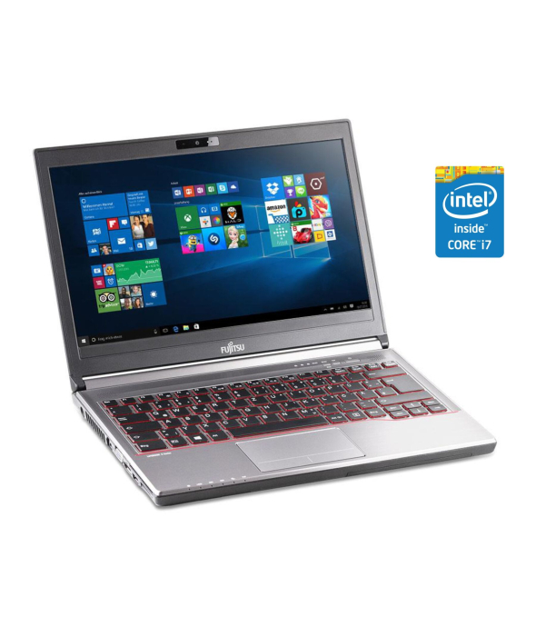 Ультрабук Fujitsu LifeBook E736 / 13.3&quot; (1920x1080) IPS / Intel Core i7-6500U (2 (4) ядра по 2.5 - 3.1 GHz) / 8 GB DDR4 / 512 GB SSD / Intel HD Graphics 520 / WebCam / Win 10 Pro - 1