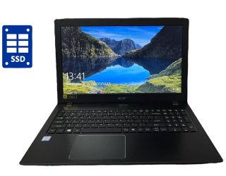 БУ Ноутбук Acer Aspire E5-576 / 15.6&quot; (1920x1080) TN / Intel Core i3-8130U (2 (4) ядра по 2.2 - 3.4 GHz) / 8 GB DDR3 / 240 GB SSD / Intel UHD Graphics 620 / WebCam / Win 10 Pro из Европы в Одессе