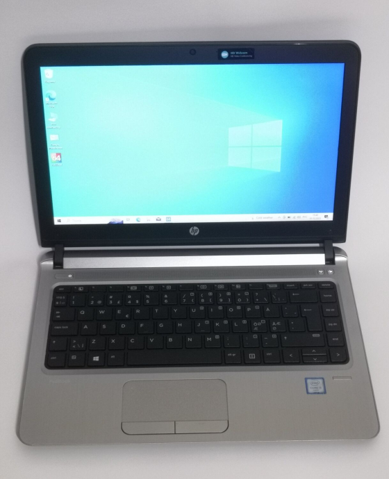 Ноутбук HP ProBook 430 G3 / 13.3&quot; (1366x768) TN / Intel Core i3-6100U (2 (4) ядра по 2.3 GHz) / 8 GB DDR4 / 120 GB SSD / Intel HD Graphics 520 / WebCam / Windows 10 Home - 2