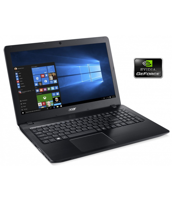 Ноутбук Acer Aspire F5-573G / 15.6&quot; (1920x1080) TN / Intel Core i3-6006U (2 (4) ядра по 2.0 GHz) / 8 GB DDR4 / 128 GB SSD M. 2 + 500 Gb HDD / nVidia GeForce 940MX, 2 GB DDR3, 64-bit / WebCam - 1