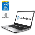 Ультрабук Б-класс HP EliteBook 840 G3 / 14" (1920x1080) TN / Intel Core i5-6200U (2 (4) ядра по 2.3 - 2.8 GHz) / 8 GB DDR4 / 192 GB SSD / Intel HD Graphics 520 / WebCam / FingerPrint / Windows 10 Pro - 1