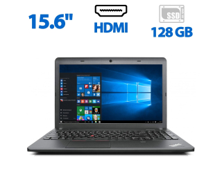 БУ Ноутбук Lenovo ThinkPad E540 / 15.6&quot; (1366x768) TN / Intel Core i3-4000M (2 (4) ядра по 2.4 GHz) / 4 GB DDR3 / 128 GB SSD / Intel HD Graphics 4600 / WebCam / HDMI из Европы в Одессе