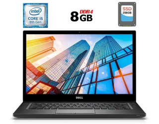БУ Ноутбук Dell Latitude 7490 / 14&quot; (1920x1080) IPS / Intel Core i5-8350U (4 (8) ядра по 1.7 - 3.6 GHz) / 8 GB DDR4 / 256 GB SSD M. 2 / Intel UHD Graphics 620 / WebCam / USB 3.1 / HDMI  из Европы