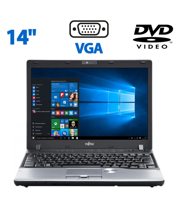 Ноутбук Fujitsu LifeBook S782 / 14&quot; (1600x900) TN / Intel Core i5-3340M (2 (4) ядра по 2.7-3.4 GHz) / 4 GB DDR3 / 500 Gb HDD / Intel HD Graphics 4000 / WebCam / DVD-ROM / DisplayPort - 1