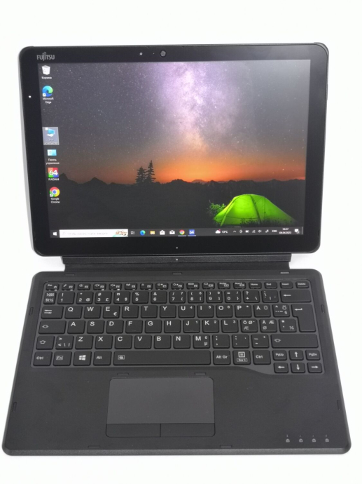 Ноутбук-трансформер Fujitsu Tablet Stylistic V727/ 12.5 &quot; (1920x1080) IPS Touch / Intel Core i5-7y57 (2 (4) ядра по 1.2 - 3.3 GHz) / 8 GB DDR3 / 256 GB SSD / Intel HD Graphics 615 / WebCam 5 MP + 8 MP / USB 3.0 / Windows 10 Pro - 2