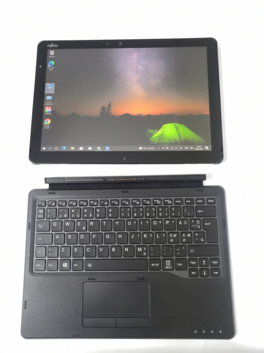 Ноутбук-трансформер Fujitsu Tablet Stylistic V727/ 12.5 &quot; (1920x1080) IPS Touch / Intel Core i5-7y57 (2 (4) ядра по 1.2 - 3.3 GHz) / 8 GB DDR3 / 256 GB SSD / Intel HD Graphics 615 / WebCam 5 MP + 8 MP / USB 3.0 / Windows 10 Pro - 3