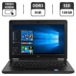 Нетбук Б-клас Dell Latitude E5250 / 12.5" (1920x1080) IPS Touch / Intel Core i5 - 5300U (2 (4) ядра по 2.3-2.9 GHz) / 8 GB DDR3 / 128 GB SSD / Intel HD Graphics 5500 / WebCam / Windows 10 Pro - 1