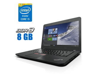 БУ Ультрабук Lenovo ThinkPad Edge E460 / 14 &quot; (1920x1080) IPS / Intel Core i5-6200U (2 (4) ядра по 2.3 - 2.8 GHz) / 8 GB DDR3 / 192 GB SSD / Intel HD Graphics 520 / WebCam / Win 10 Pro из Европы
