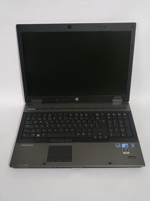 Ноутбук HP EliteBook 8740w / 17&quot; (1920x1200) TN / Intel Core i7-720QM (4 (8) ядра по 1.6 - 2.8 GHz) / 8 GB DDR3 / 256 GB SSD / nVidia Quadro FX 3800m, 1 GB GDDR3, 256-bit / WebCam - 2