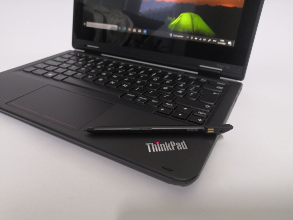 Нетбук-трансформер Lenovo ThinkPad Yoga 11e G5 / 11.6&quot; (1366x768) IPS Touch / Intel Pentium Silver N5030 (4 ядра по 1.1 - 3.1 GHz) / 4 GB DDR3 / 128 GB SSD / Intel UHD Graphics 605 / WebCam / Win 10 Pro - 9