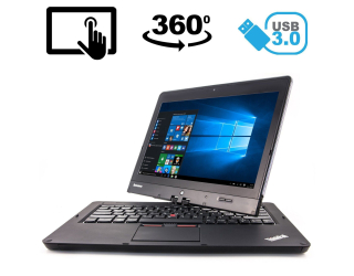 БУ Нетбук-трансформер Б-клас Lenovo ThinkPad Twist S230u / 12.5&quot; (1366x768) IPS Touch / Intel Core i5 - 3317U (2 (4) ядра по 1.7-2.6 GHz) / 4 GB DDR3 / 24 GB SSD + 500 Gb HDD / Intel HD Graphics 4000 / WebCam / USB 3.0 / Windows 10 Pro из Европы в Одесі