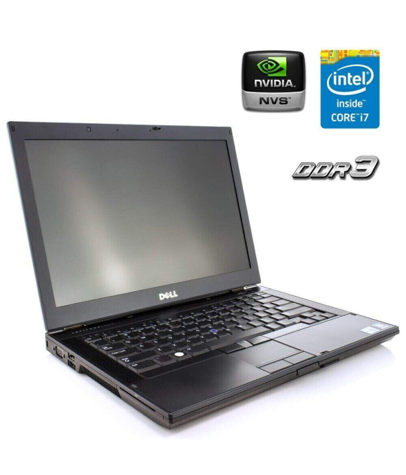 Ноутбук Dell Latitude E6410 / 14&quot; (1440x900) TN / Intel Core i7-640m (2 (4) ядра по 2.8 - 3.46 GHz) / 4 GB DDR3 / 320 GB HDD / nVidia NVS 3100M, 512 MB DDR3, 64-bit / WebCam - 1