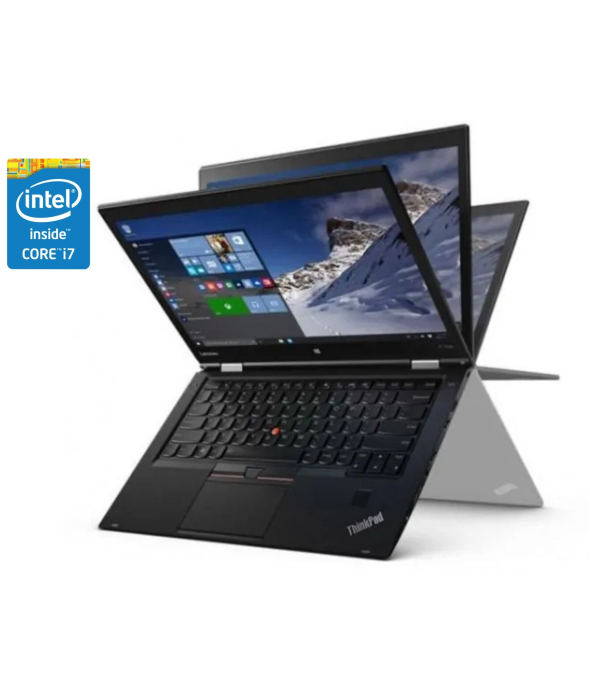 Ультрабук-трансформер Б-клас Lenovo ThinkPad X1 Yoga G1 / 14&quot; (2560x1440) IPS Touch / Intel Core i7 - 6500U (2 (4) ядра по 2.5-3.1 GHz) / 8 GB DDR3 / 512 GB SSD / Intel UHD Graphics 520 / WebCam / Win 10 Pro - 1