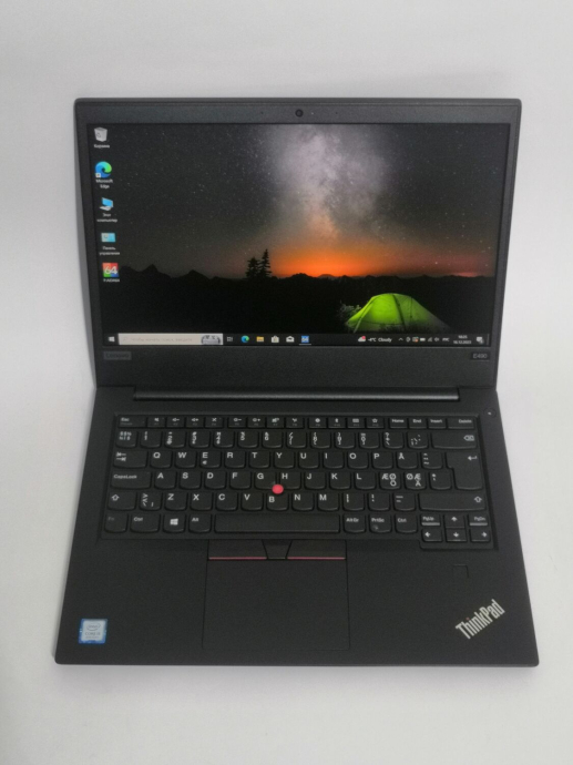 Ультрабук Lenovo ThinkPad E490 / 14 &quot; (1920x1080) IPS / Intel Core i5-8265u (4 (8) ядра по 1.6 - 3.9 GHz) / 8 GB DDR4 / 256 GB SSD / Intel UHD Graphics / WebCam / Win 10 Pro - 2