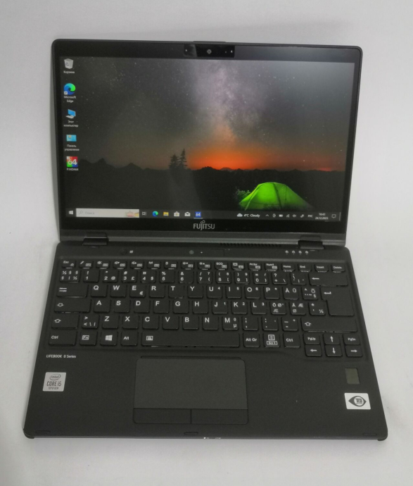 Ультрабук-трансформер Б-класс Fujitsu LifeBook U9310X / 13.3&quot; (1920x1080) IPS Touch / Intel Core i5-10210U (4 (8) ядра по 1.6 - 4.2 GHz) / 16 GB DDR4 / 256 GB SSD / Intel UHD Graphics / WebCam / Win 10 Pro - 2