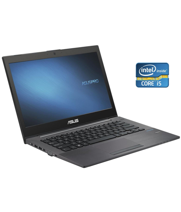 Ноутбук Asus Pro P5430U / 14&quot; (1920x1080) TN / Intel Core i5-6200U (2 (4) ядра по 2.3 - 2.8 GHz) / 8 GB DDR3 / 128 GB SSD / Intel HD Graphics 520 / WebCam / Win 10 Pro - 1