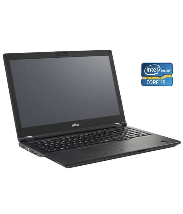 Ноутбук Fujitsu LifeBook E558 / 15.6&quot; (1920x1080) IPS / Intel Core i5-8250U (4 (8) ядра по 1.6 - 3.4 GHz) / 8 GB DDR4 / 250 GB SSD / Intel HD Graphics 620 / WebCam / Win 10 Pro - 1