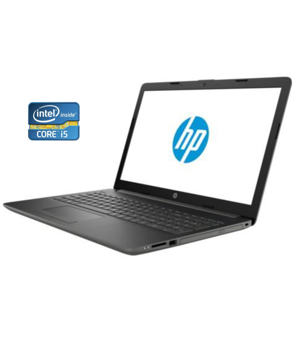 Ноутбук HP Laptop 15-bs0xx / 15.6&quot; (1366x768) TN / Intel Core i5-7200U (2 (4) ядра по 2.5 - 3.1 GHz) / 8 GB DDR4 / 240 GB SSD / Intel HD Graphics 620 / WebCam / Win 10 Pro - 1