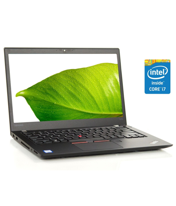 Ультрабук Lenovo ThinkPad T470s/ 14 &quot; (1920x1080) IPS / Intel Core i7-6600U (2 (4) ядра по 2.6 - 3.4 GHz) / 8 GB DDR4 / 120 GB SSD / Intel HD Graphics 520 / WebCam - 1